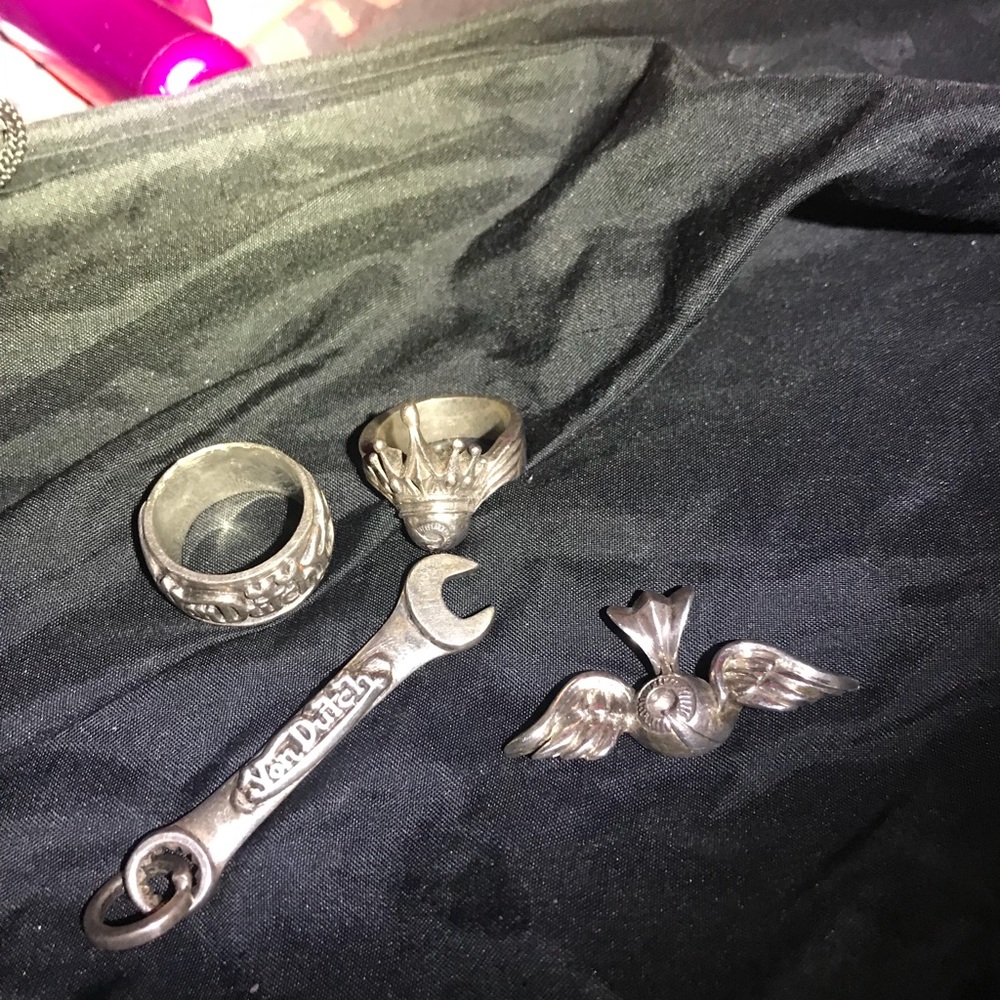 Really rare custom King Baby studio rings,pendants